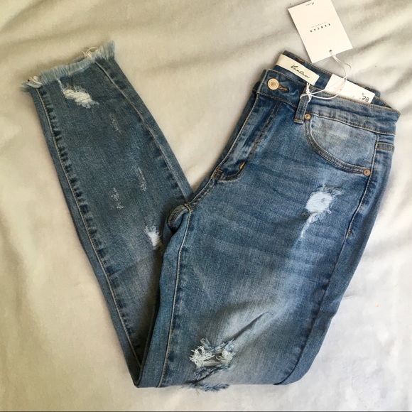Kancan Distressed Skinny Jeans - Picture 6 of 8